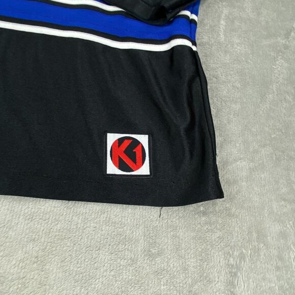 Vtg Minnetonka Skippers Hockey Jersey #17 Men's XL Blue Performance V Neck - Picture 8 of 12